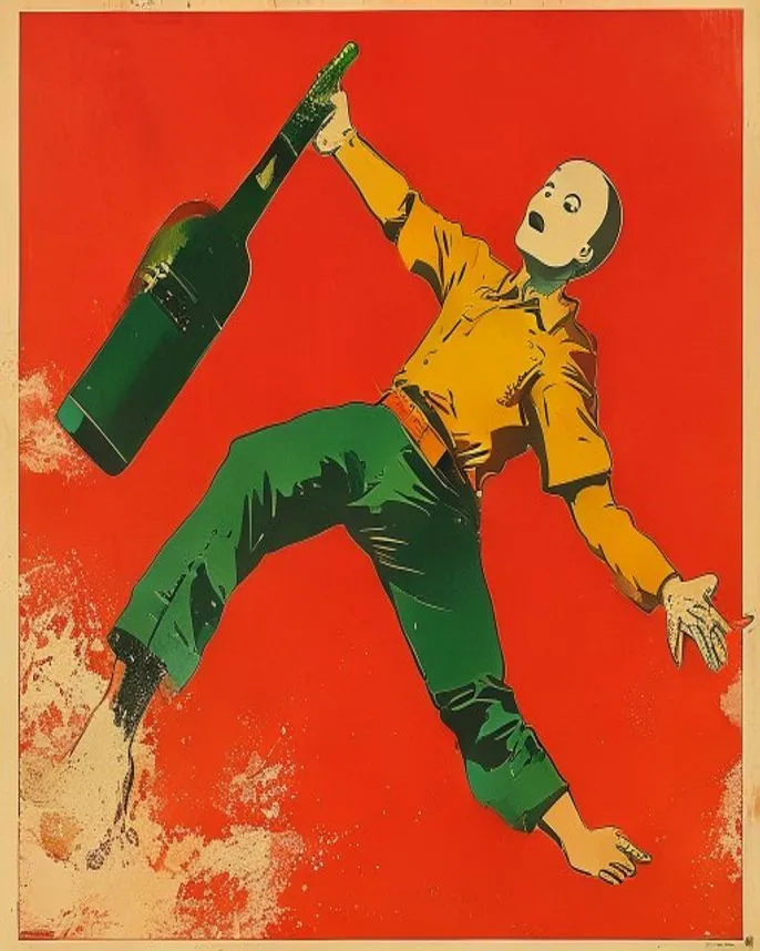 1980s Safety Poster Satire