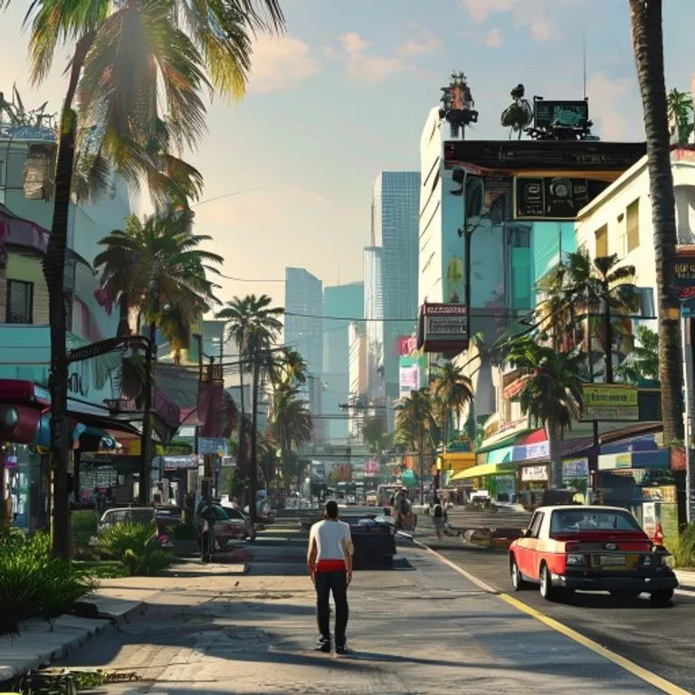 GTA VI Yükleme Ekranı Efekti